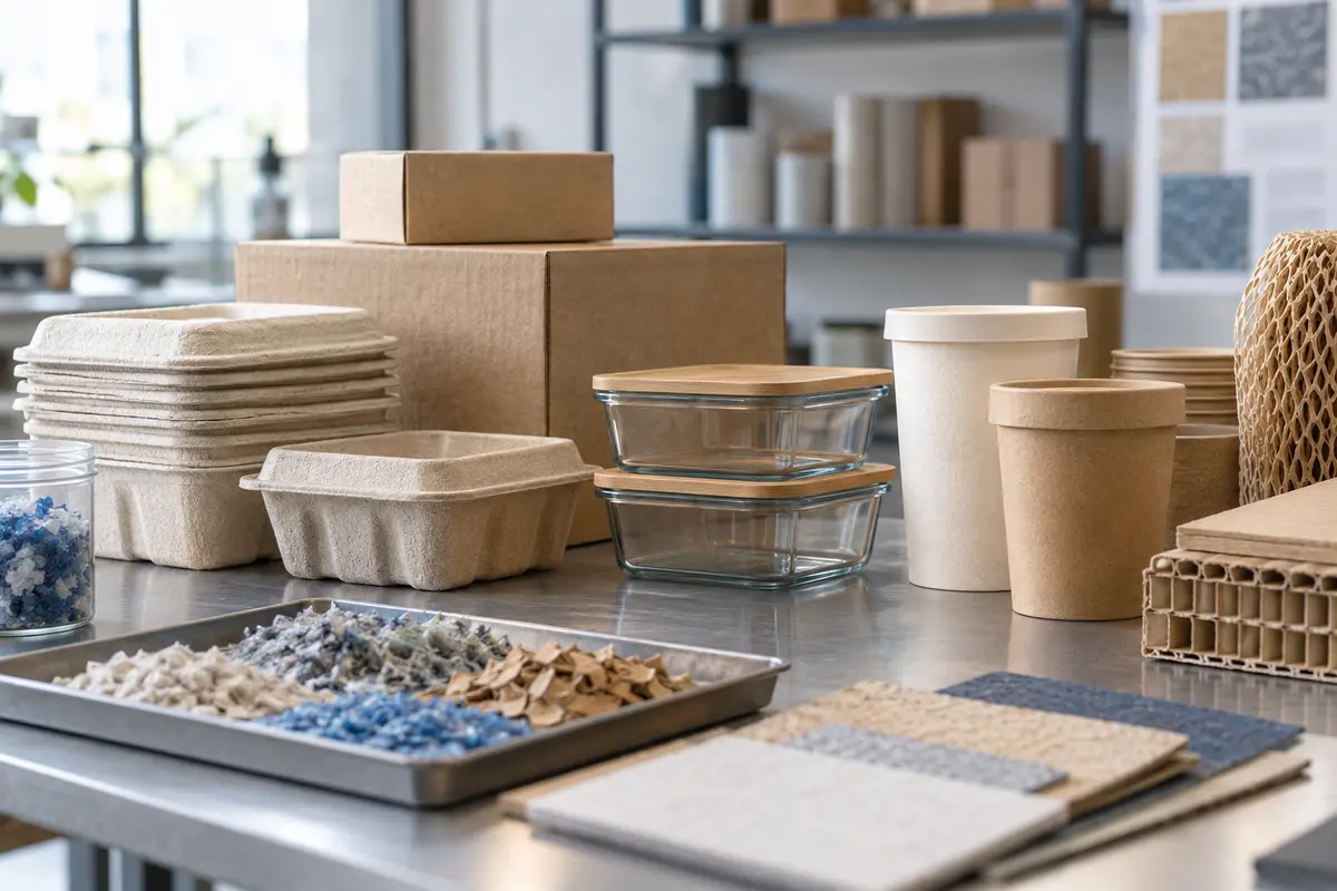 Materials and containers for circular packaging